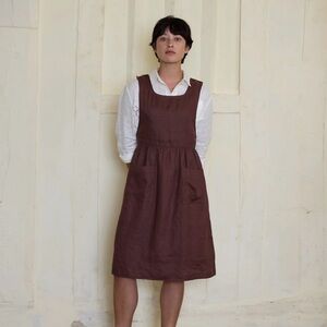 Pyne & Smith linen Pinafore